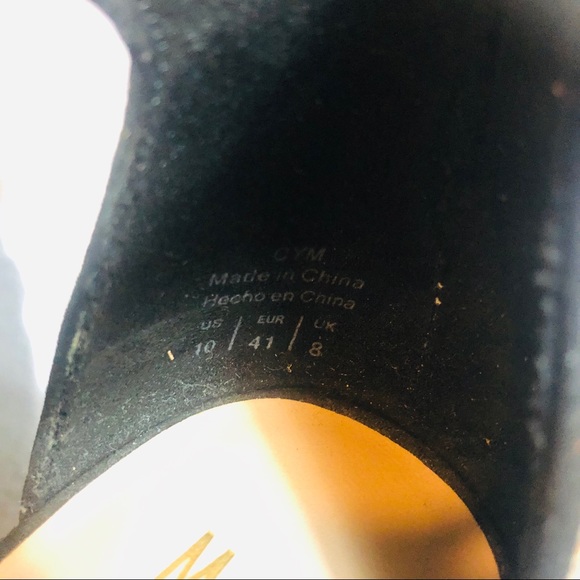 Mix No. 6 Open Toe Glitter Pumps Sz 10 - Picture 6 of 6